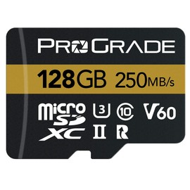 ProGrade Digital microSDXC UHS-II V60 GOLD 128GB Professional Grade Digital