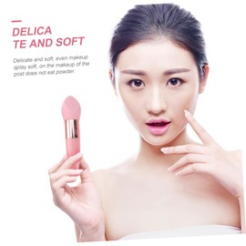 Mikinona Set of 3 Makeup Sponge Pens and Heart-shaped Small Beauty Makeup Tools for Foundation Cream Concealer Blusher