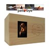petbye Wooden Pet Urn with Photo Frame - 16 x