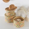 Soul & Lane Botanica Bliss Gold Round Hat Boxes with
