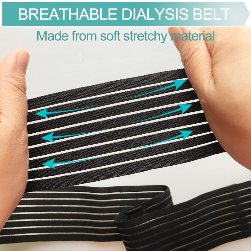 Soft Breathable Peritoneal Dialysis Belt Adjustable PD Catheter Holder Accessories
