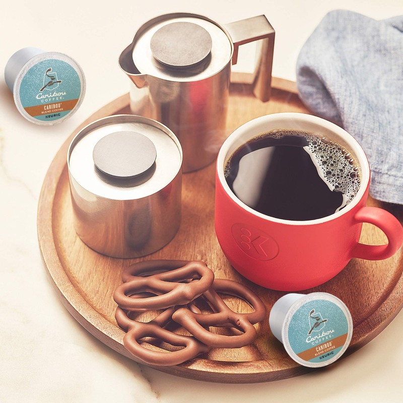Caribou Coffee Caribou Blend, Keurig Single-Serve K-Cup Pods, Medium Roast