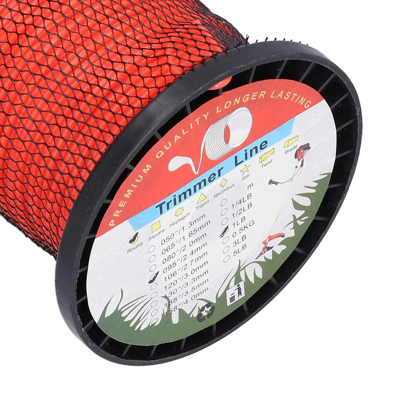 Trimmer Cutting Line, Round Durable Professional 2.4mm Trimmer Line for