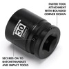 MIXPOWER 3/4" Drive Shallow Impact Socket, 30mm, CR-MO, Metric, 6