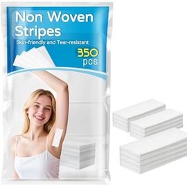 350 Wax Strips for Hair Removal - Non-Woven Fleece Waxing Strips,Skin-Friendly Tear-Resistant for Leg,Chest,Back,Face,Intimate Area - Waxing Kit for Women, Body Wax Strips (7.8" x 2.7",3.9" x 1.6")