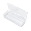 Rolabling Transparent Box Storage Case for Nail Art Equipment Manicure