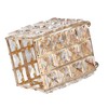 European Style Crystal Storage Box Crystal Jewelry Trinket Box Square
