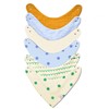 NINTARABABY Bandana Bibs - 100% Organic Premium Muslin Cotton, Absorbent,