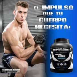 Creatina + Glutamina Depredador 1kg Varios Sabores