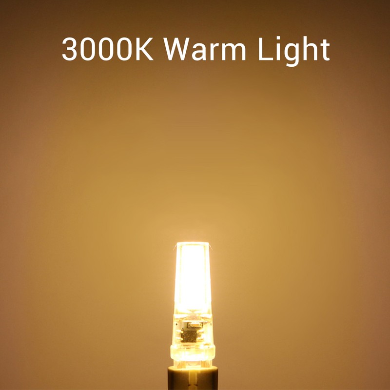 6 Pieces G4 LED Bulbs 9W Dimmable COB Lamp 500LM
