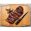Orgreenic Hammered High Carbon Steel Steak Knives set- Non-Stick Tsuchimi