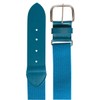 CHAMPRO Baseball Belt with Leather Tab, Teal, Adult
