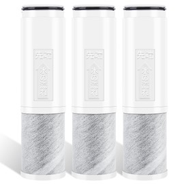 2. High Performance Faucet Filter | Delivers Delicious Water | Thoroughly Removes Mud and Chlorine, 3 Pack KEEPOW TH658-1S TOTO Water Filter Cartridges (Approx. 1 Year Worth), 5 Substances Removal,