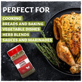 Eastanbul Thyme Leaves, 2.5oz, Dried Thyme Herb, Dried Mediterranean Herb, Full-Flavor Dry and Exquisitely Fragnant Tyme Seasoning, Perfect for Soups, Sauces, Meat, Seafood