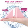 WSYUB Makeup Sponges Wedges, Disposable Makeup Applicator Cosmetic Wedges Sponges