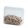 Stasher Premium Silicone Reusable Food Storage Stand-Up Mini Bag, Clear,