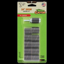Gator 6095GA Drum-Sanding Sleeve Kit, 0.75 x 1 In., 10-Pk. - Quantity 5