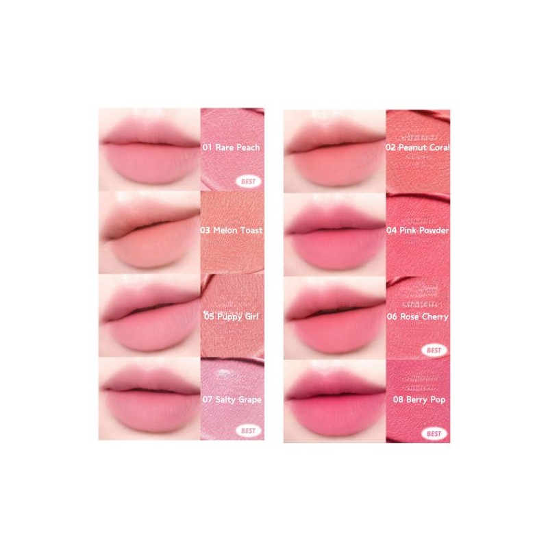 AMUSE Powder Velvet Tint 3.3, Color:#04 Pink Powder