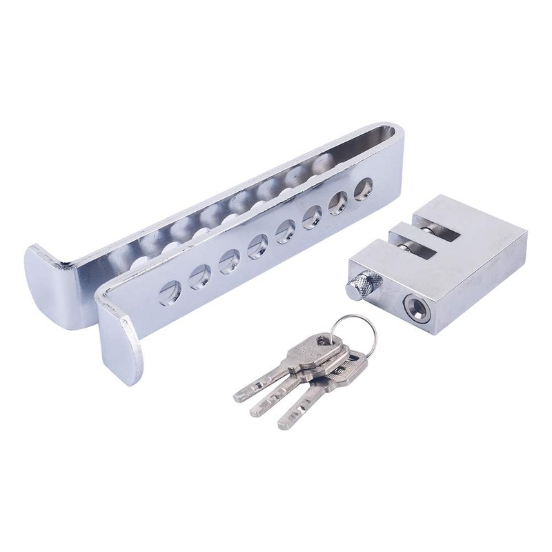 Car Pedal Lock, 8 Adjustment Hole Solid Hardened Steel Gearbox