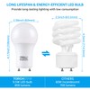 TORCHSTAR Dimmable GU24 Base LED Light Bulb, 800lm A19 Shape
