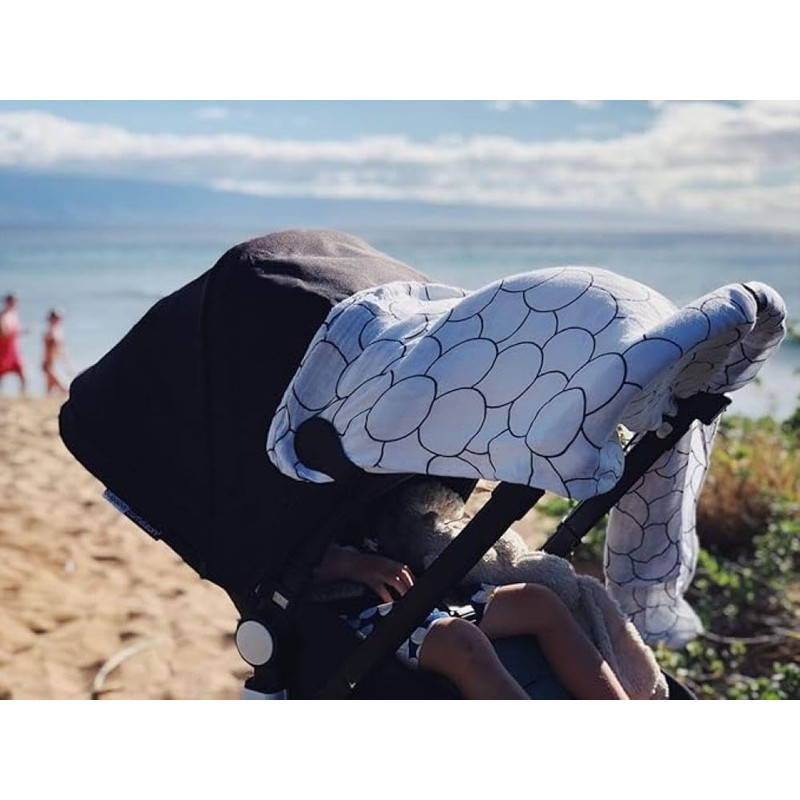 2 STK Cloby Swaddle Magnet Clips Leather 2 farbig Rear