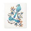 Abbott Collection Blue Jays & Berries Dishcloth - Cellulose/Cotton (6.75x7.5