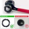 Mdvora Coilover Spanner Wrench Set, 4pcs, Alloy Steel, Rubber