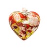 Milford Collection Glass Friendship Heart Small - Peridot
