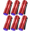 LEAGY 6 Pack UV Ultra Violet Blacklight 9 LED Flashlight
