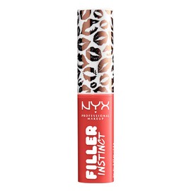 NYX PROFESSIONAL MAKEUP Filler Instinct Plumping Lip Color, Lip Balm - Besos (Coral Red)