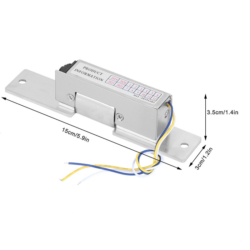 DC 12V Nc NO Type Electric Cathode Lock Door Access