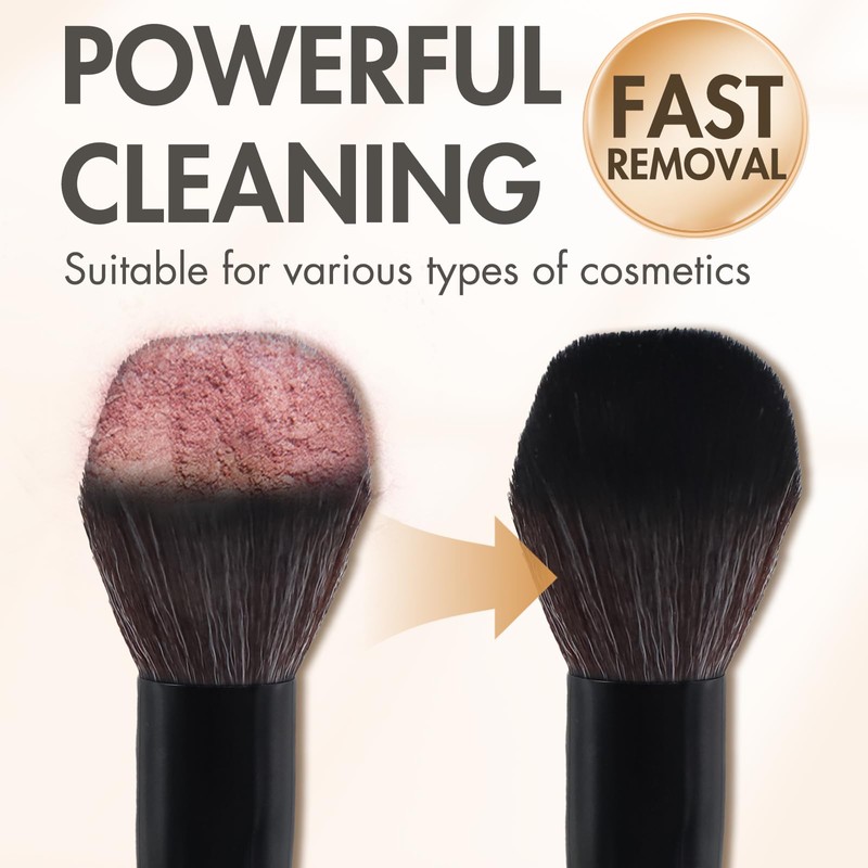 Embagol Makeup Brush Cleaner, Easily Remove Stubborn Makeup, Dirt &