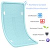 QiqaMole 2 Pack Silicone License Plate Frame Front Back License