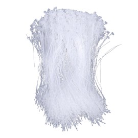 1000Pcs Plastic Fastener Hang Tag Snap Lock, Security Loop Plastic Tag Fastener for Hang Tags, Price Tags or Clothing Tags Accessory, 12.5cm