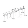 10pcs Crows Foot Wrench Set 10mm to 22mm Sizes Metric
