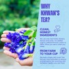 KHWAN’S TEA Butterfly Pea Flower - Premium Dried Blue Butterfly