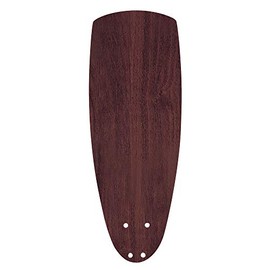 kathy ireland HOME 18 Inch Accessory Ceiling Fan Blades, Walnut Finish, Indoor, Set of 5 Wood Veneer Blades