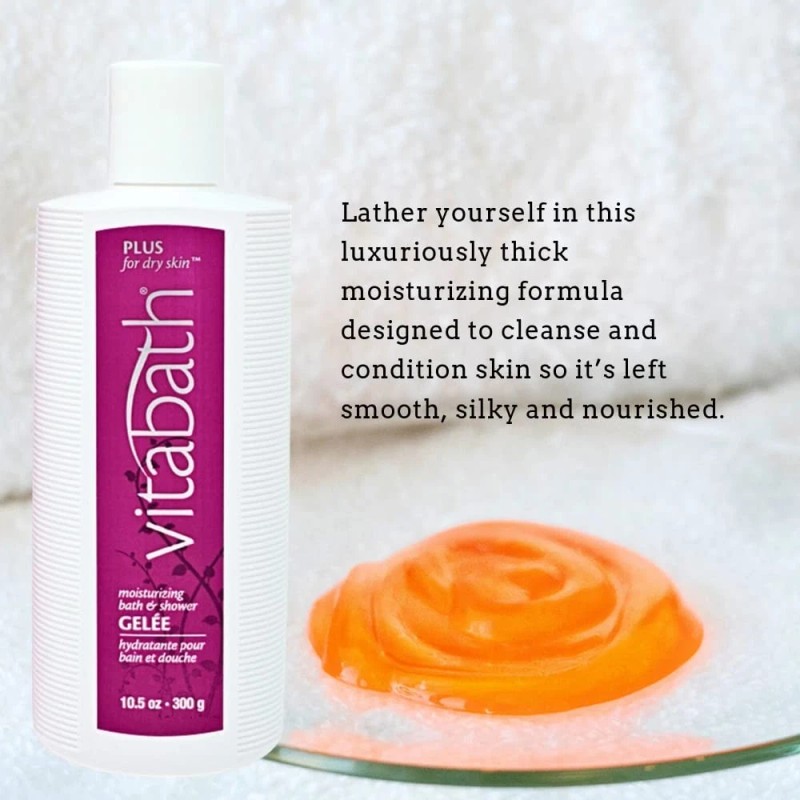 Vitabath Luxury Foaming Moisturizer 10.5Oz Floral Scent Skin Cleanser For