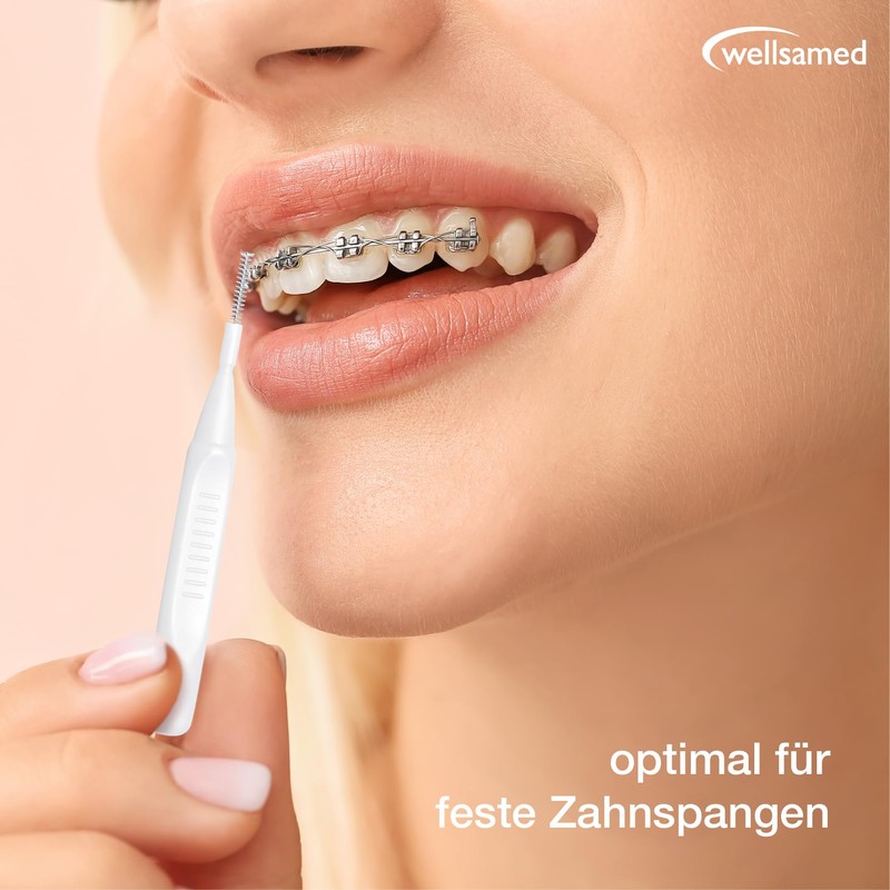 wellsamed Travelbrush 7-Piece Interdental Brush Set, ISO 0-5, Brush Size: