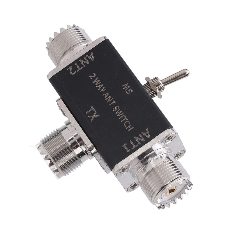 Antenna Switch DC-500MHz 2 Way Antennae Splitter for Ham Radio