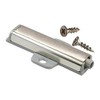 Rok Hardware Slim Brushed Nickel Drawer Cabinet Door Push Touch Latch Kitchen Home (1 Pack, Cross)