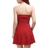 Allegra K Women's Sexy Strapless Party Dress Sweetheart Neck Sleeveless
