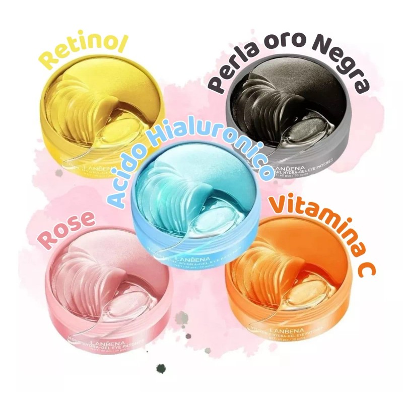 Universo en Linea 60 Parches Cuidado Facial Contorno Ojos Hidrogel