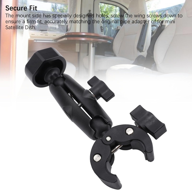 Starlink Mini Pole Mount for RV Pole Roof Rack Ladder