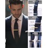 Jstyle 12 Pcs Tie Clips for Men Classic Tie Bar