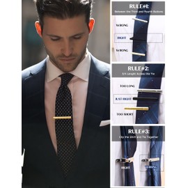 Jstyle 12 Pcs Tie Clips for Men Classic Tie Bar Clip for Regular Ties Black Gold Blue Silver Tone Necktie Gift Sets for Suit Accessories Men Father Wedding Anniversary Business