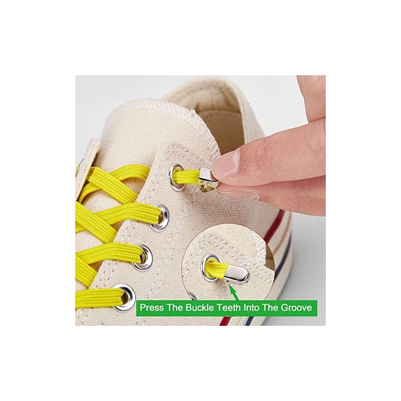 Hstgaga No Tie Elastic Shoe Laces-Elastic Shoelaces for Adults and