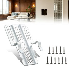 Drywall Repair Clips 12 Pack, Drywall Fastener Clip Kit, Stainless Steel Wall Hole Repair Patch Fits 1/2 inch Panels for DIY Damaged Walls Repairing, Home Improvement, by SANJIAN
