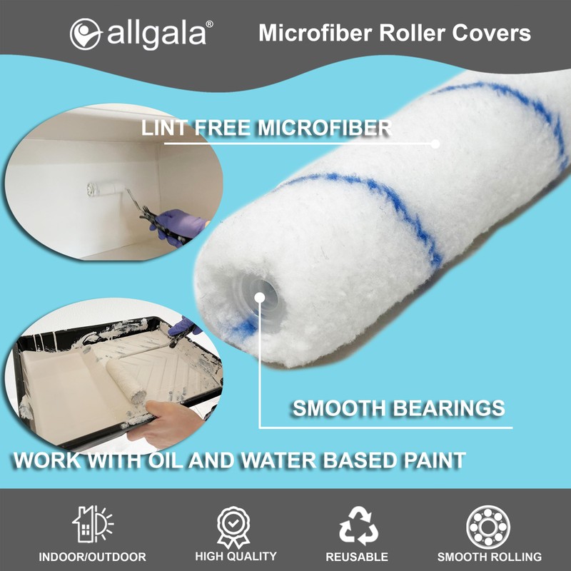 Allgala Mini Paint Roller 144 Bulk Pack 4 Inch Mini