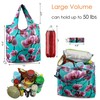 BeeGreen 12 Packs Flower Reusable Grocery Bags Reusable Tote Bags